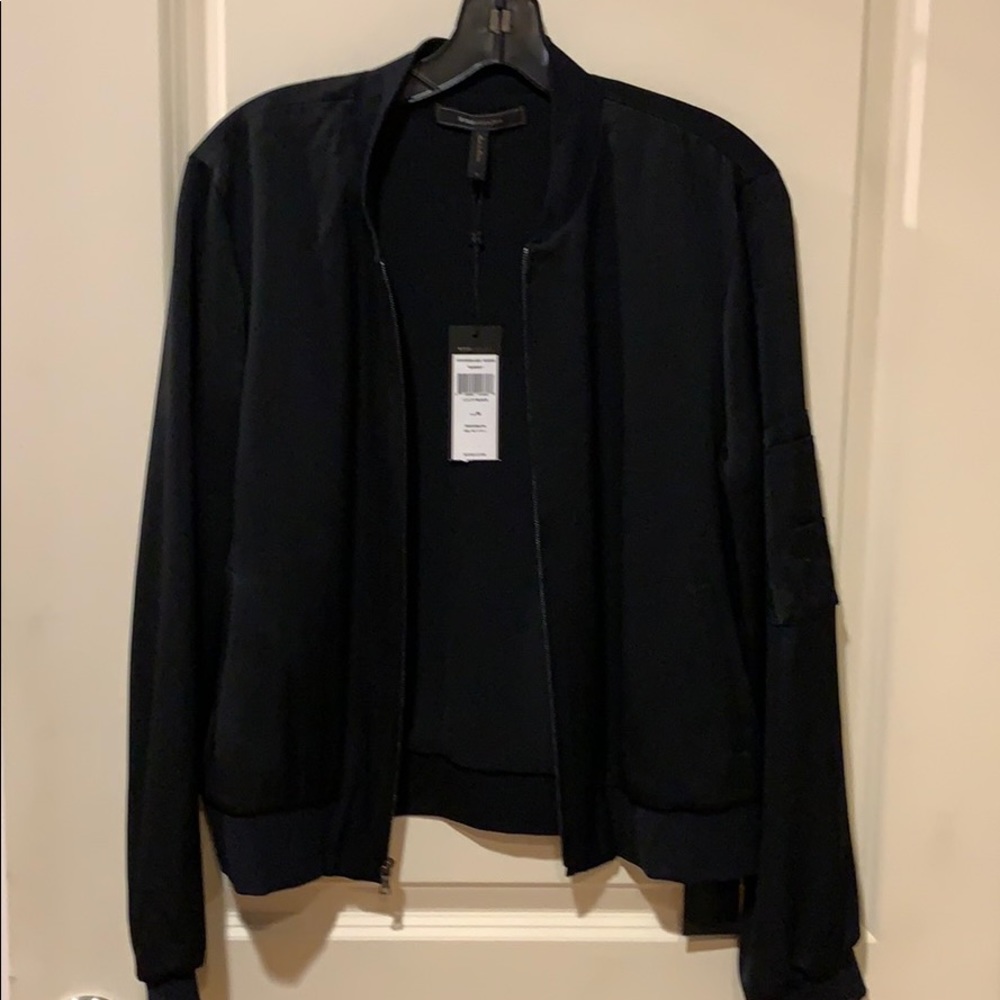 BCBG black bomber Jacket